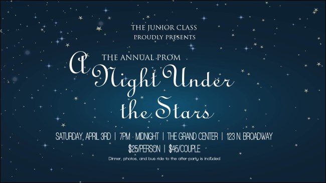 Star Theme Facebook Event Cover