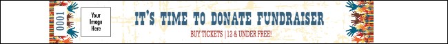 Fundraising Hands  Premium Synthetic Wristband