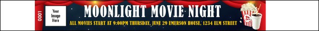 Movie Night  Premium Synthetic Wristband