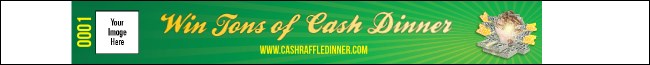 Cash Raffle Premium Synthetic Wristband