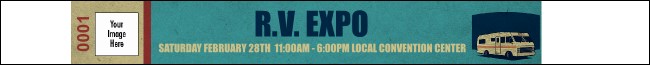 RV Expo Premium Synthetic Wristband Product Front
