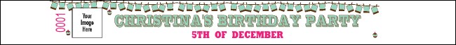 Birthday Whimsical Premium Synthetic Wristband