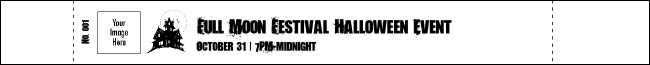 Haunted House  Premium Synthetic Wristband Product Front
