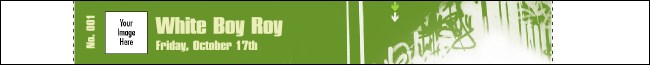 Hip Hop Green Premium Synthetic Wristband Product Front