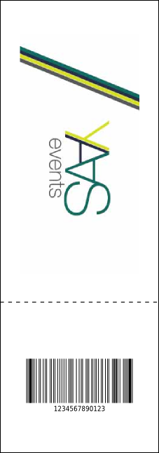 Birthday Geometric QR Event Ticket Product Back