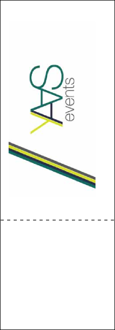 Chocolate QR Event Ticket Product Back