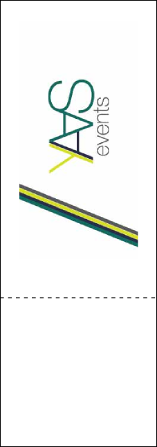 Fourth of July Blue QR Event Ticket Product Back