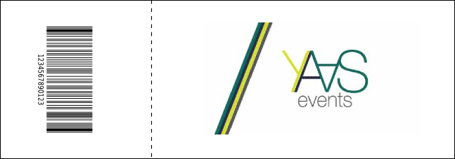 Jazz QR Event Ticket Product Back