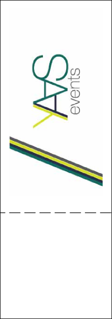 Sports Stripes QR Event Ticket Product Back