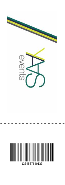 Tuscany QR Event Ticket Product Back