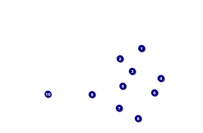 Memphis Color VIP Event Badge Small Front Field Markers