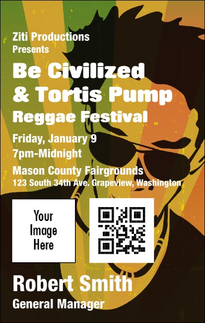 Reggae VIP Event Badge Medium