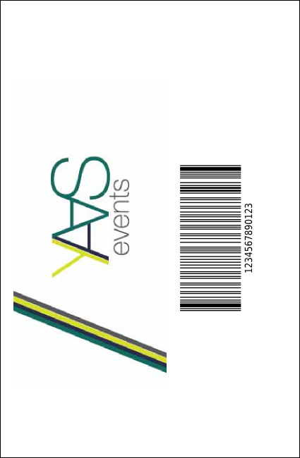 Retro Colors VIP Event Badge Small Product Back