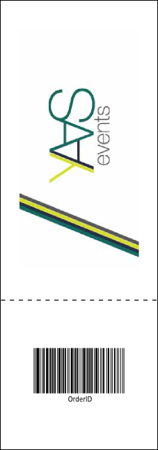 School Carnival General Admission Ticket Product Back