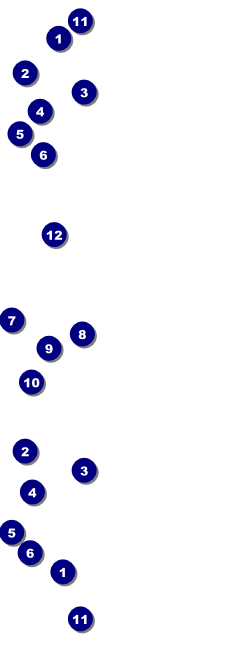Sports Ticket 001 Purple & Yellow Front Field Markers