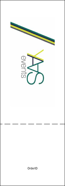 Roller Derby Jammer Event Ticket Product Back