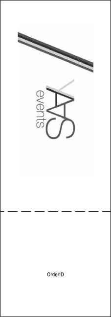 Galaxy Hip Hop Black and White Event Ticket Product Back