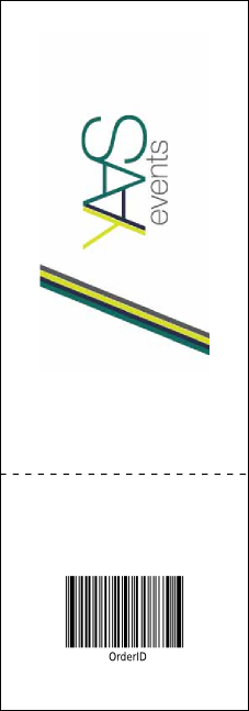 Hanukkah Menorah Event Ticket Product Back