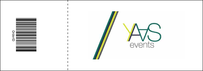 Fractal Wave Event Ticket Product Back