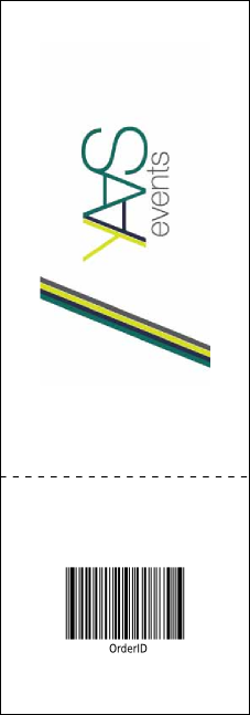 Volleyball Sun Rays Event Ticket Product Back