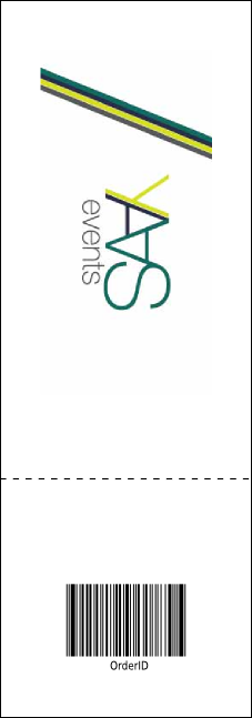 Basketball Court Event Ticket Product Back