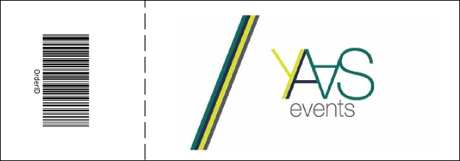 Christmas Reindeer General Admission Ticket 001 Product Back