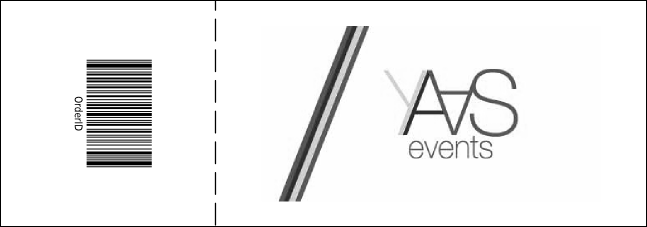 Dual Logo Cash Prize Raffle Ticket Product Back