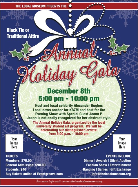 Holiday Ornament Invitation Product Front