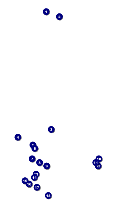 Cherry Blossom Circle Poster Front Field Markers