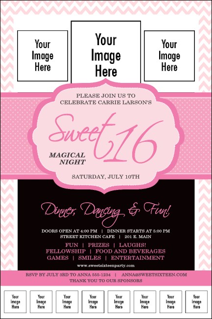 Sweet 16 Logo Poster
