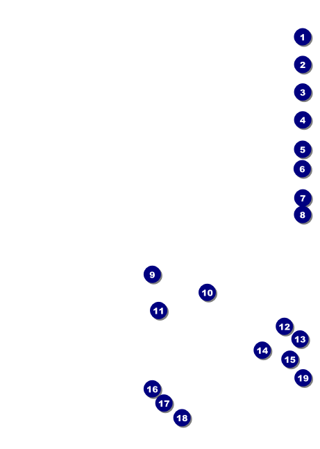 Champagne Bistro Post Card Front Field Markers