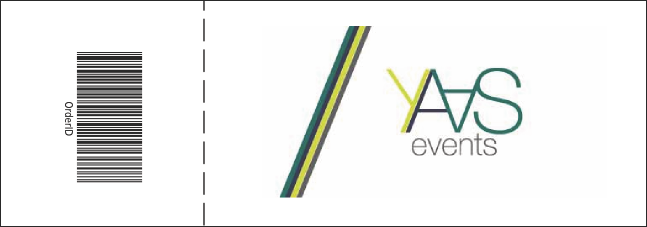 California Raffle Ticket (Gray and Blue) Product Back