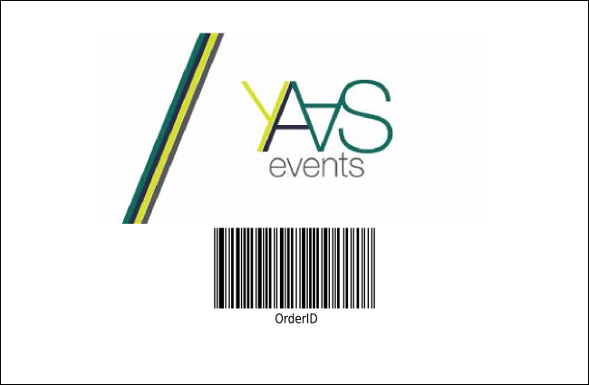 California Drink Ticket (Orange and Blue) Product Back