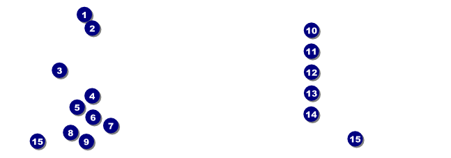 Mardi Gras Beads Raffle Ticket Front Field Markers