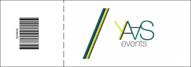 MMA Main Event Brown Raffle Ticket Product Back