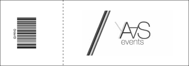 Lions Club International Black and White Raffle Ticket Product Back