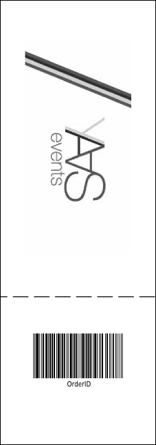 B&W Logo Raffle Ticket 002 Product Back