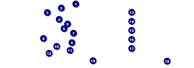 Football Raffle Ticket 001 Front Field Markers