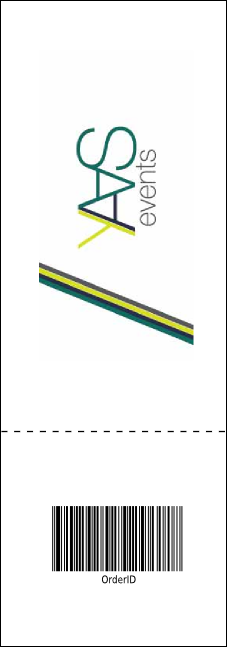 Basketball Raffle Ticket 003 Product Back