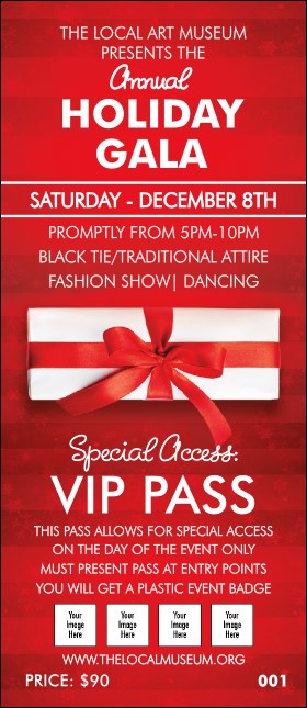 Holiday Gift VIP Pass Product Front