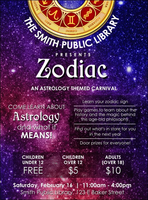 Astrology Flyer Product Front