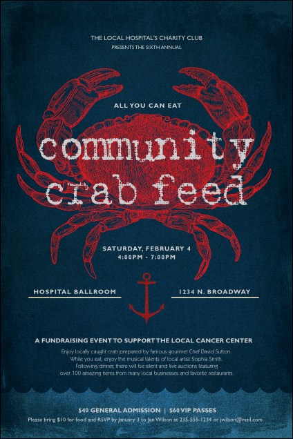 Crab Dinner Poster Product Front