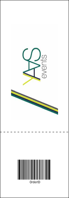 Karaoke Raffle Ticket Product Back