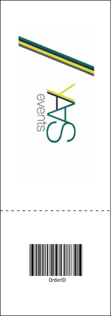 Equestrian Event Ticket Product Back