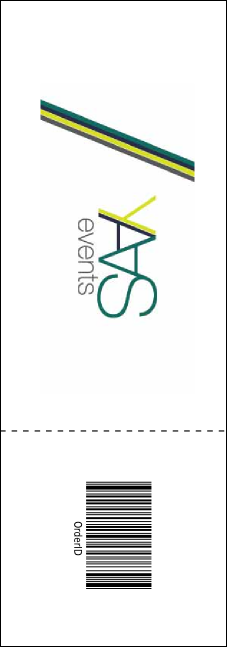 Indian Music Raffle Ticket Product Back