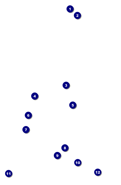Social Networking Drink Ticket Front Field Markers