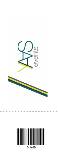 All Purpose Circle Raffle Ticket Product Back