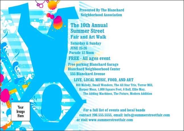 Street Fair Club Flyer Product Front