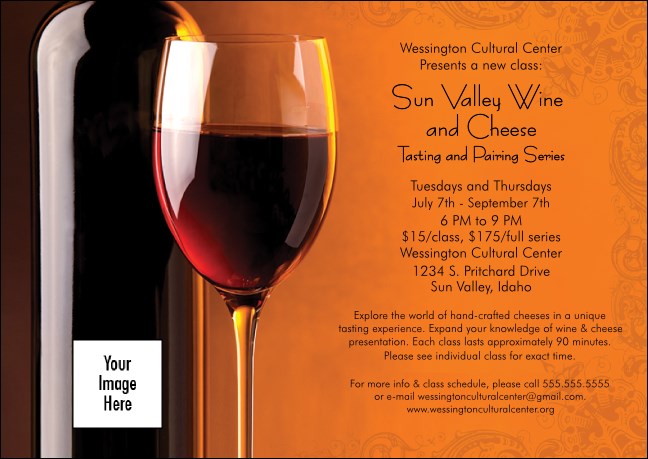 Wine Logo Club Flyer Product Front