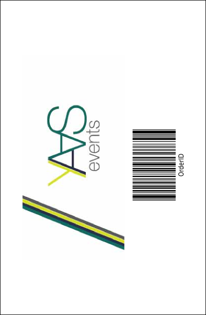 MMA Main Event Blue Drink Ticket  Product Back